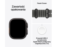 Apple Watch Ultra 4/Czarny Tytan/Półprzezroczysta czerń Ocean - 1594116 - zdjęcie 7