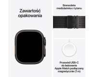 Apple Watch Ultra 4/Czarny Tytan/Czarny Tytan Mediolańska M - 1594114 - zdjęcie 7
