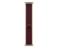 Pasek do smartwatchy Apple 49mm Burgundy Trail Loop - M/L - Natural Titanium Finish