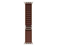 Pasek do smartwatchy Apple 49mm Burgundy Alpine Loop - Small - Natural Titanium Finish