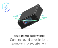 Silver Monkey Ładowarka Gan Pro Desk 240W PD Czarna - 1572480 - zdjęcie 6