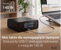 Silver Monkey Ładowarka Gan Pro Desk 240W PD Czarna - 1572480 - zdjęcie 9