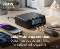 Silver Monkey Ładowarka Gan Pro Desk 240W PD Czarna - 1572480 - zdjęcie 11