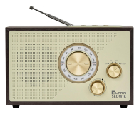 Radioodtwarzacz ELTRA SŁOWIK Ciemny Brąz USB/BT