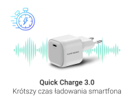 Silver Monkey Ładowarka GaN Smart Uno 100W Biała - 1572479 - zdjęcie 7