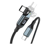 Mobile Origin Display 540° Rotating USB-C to USB-C 1m CB16 240W - 1590336 - zdjęcie 3
