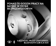 Logitech G PRO X3 Lightspeed biały - 1598605 - zdjęcie 5