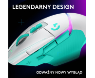 Logitech G502 X PLUS miętowy - 1598607 - zdjęcie 5