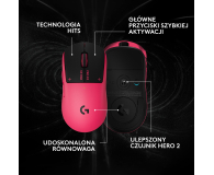 Logitech G PRO X3 Superstrike różowy - 1598608 - zdjęcie 2