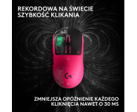Logitech G PRO X3 Superstrike różowy - 1598608 - zdjęcie 5