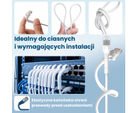 ExtraLink Kat.6 U/FTP 10m 1Gbps Patchcord LAN miedź skrętka kątowy - 1543882 - zdjęcie 6
