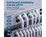 ExtraLink Kat.6A U/FTP 1m 1Gbps Patchcord LAN miedź skrętka kątowy - 1543704 - zdjęcie 10