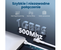 ExtraLink Kat.6A U/FTP 2m 1Gbps Patchcord LAN miedź skrętka kątowy - 1543752 - zdjęcie 8