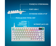 Logitech G316 X 75 biały - 1598706 - zdjęcie 10