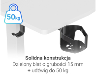 Silver Monkey ED-120 Essential Białe - 1337775 - zdjęcie 7