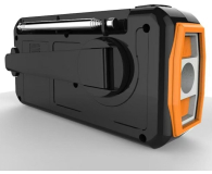 NO NAME Radio awaryjne AM/FM IPX3 z dynamem, latarką, powerbankiem i - 1583856 - zdjęcie 3