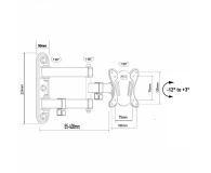 Maclean Uchwyt do TV/monitora 13-32 cale 30kg MC-417 - 1584184 - zdjęcie 4