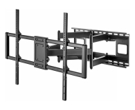 Maclean Uchwyt do TV ekonomiczny obrotowy 60-120" 120kg Czarny - 1584176 - zdjęcie 2