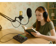 MusicMate Zestaw do streamingu i karaoke MM-SD150 LiveMix - 1588475 - zdjęcie 12