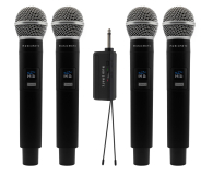 MusicMate Bezprzewodowy zestaw mikrofonowy MM-600 QuadraVoice - 1588506 - zdjęcie 1