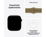 Apple Watch 12 42/Ciemny brąz Alu/Oliwkowy Pasek M/L GPS - 1594051 - zdjęcie 8