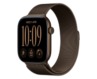 Apple Watch 12 46/Ciemny brąz Alu/Ciemny brąz Mediolańska S/M GPS - 1594098 - zdjęcie 1