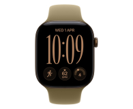 Apple Watch 12 46/Ciemny brąz Alu/Oliwkowy Pasek S/M GPS - 1594058 - zdjęcie 2