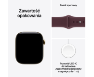 Apple Watch 12 46/Żywe złoto Tytan/Burgundowy Pasek M/L 5G - 1594087 - zdjęcie 7