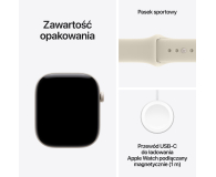 Apple Watch 12 42/Biała perła Ceramika/Piaskowy Pasek S/M 5G - 1594090 - zdjęcie 7