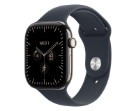 Apple Watch 12 46/Naturalny tytan/Granatowy Pasek M/L 5G - 1594083 - zdjęcie 1