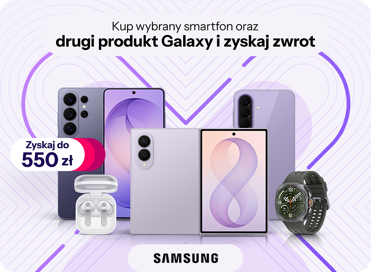 promocja na zakup smartfona z akcesoriami - słuchawkami i zegarkami