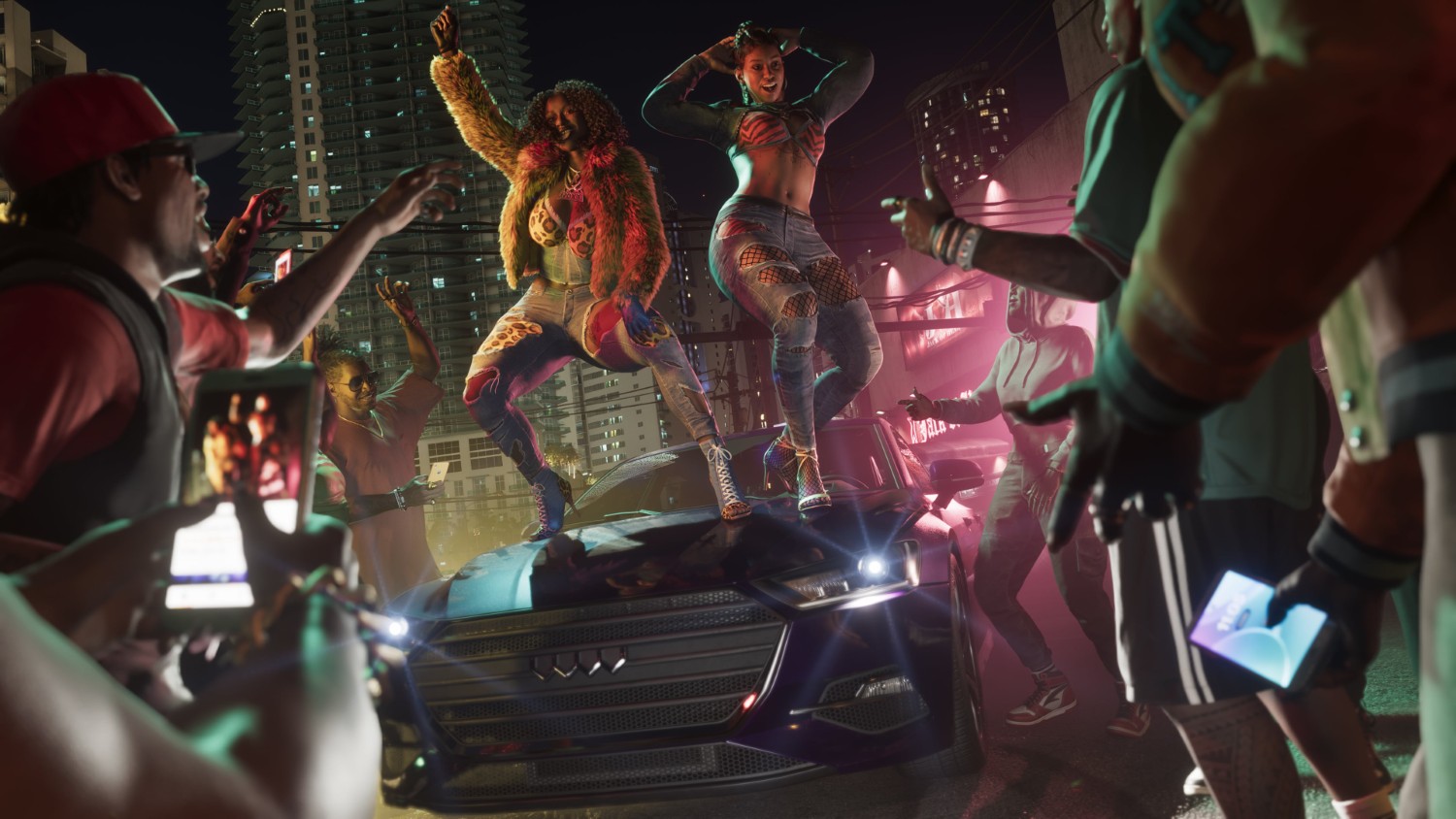 uliczna impreza nocą w gta 6