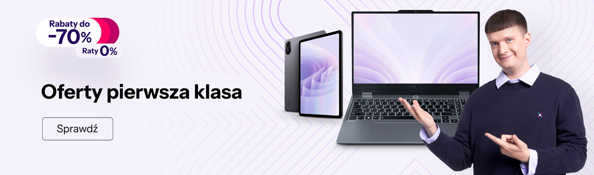 Oferty pierwsza klasa w xkomie rabaty do -70%