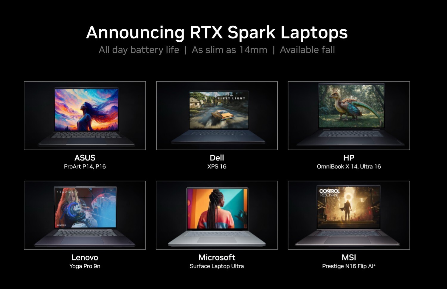 oferta laptopów z rtx spark na premierę