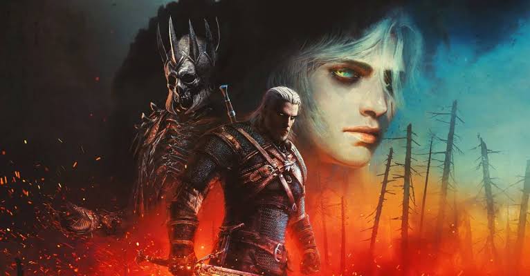 geralt i ciri w dzikim gonie
