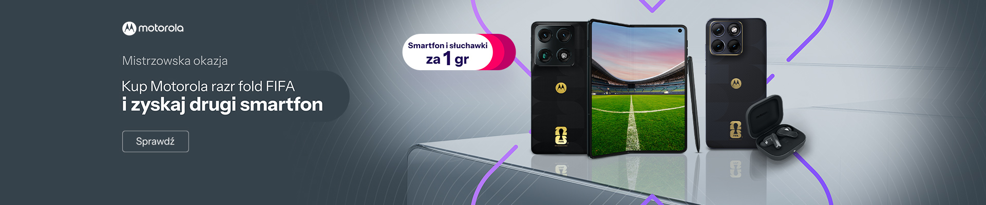 promocja motrola drugi smartfon z słuchawkami za 1 gr