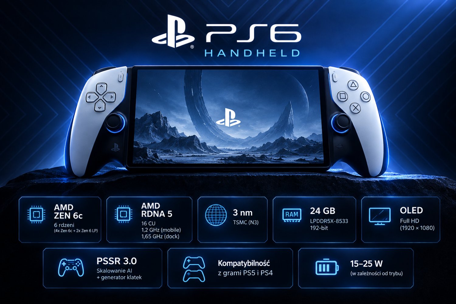 specyfikacja ps6 handheld
