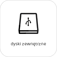 dyski zewnętrzne i przenośne