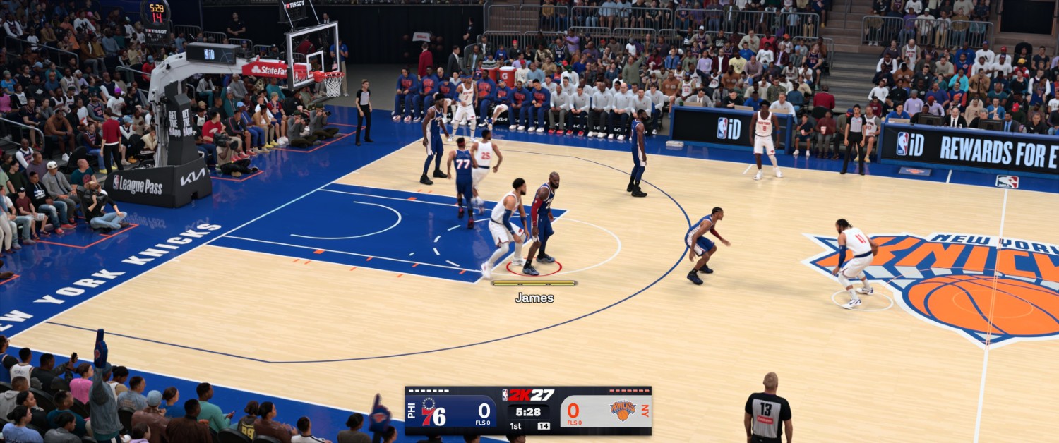 mecz 76ers vs knicks w nba 2k27 z dlss 5