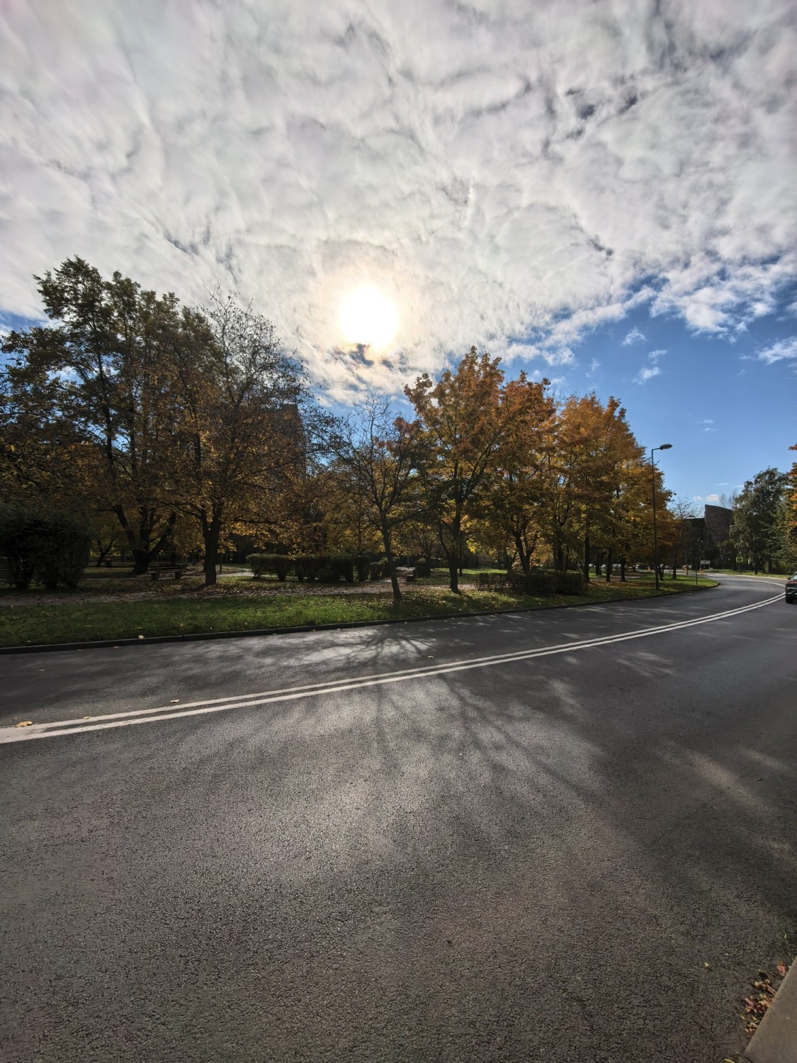 Zdjęcie pod słońce z aparatu ultraszerokokątnego Huawei Pura 80 Pro