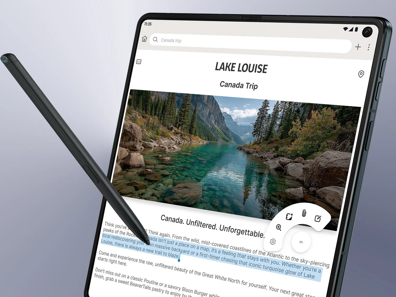 rysik w skłądanym smartfonie motorola razr fold