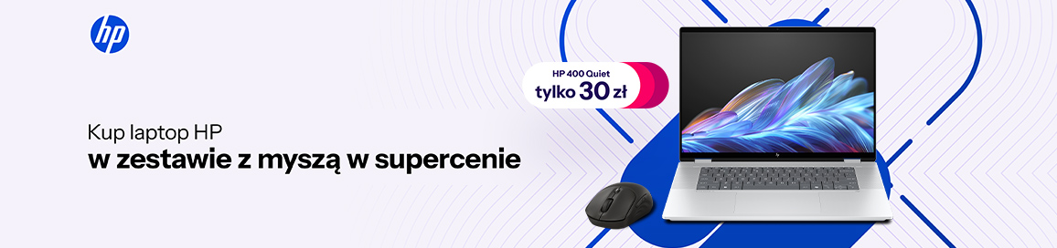 Kup laptop HP w zestawie z myszą w supercenie!