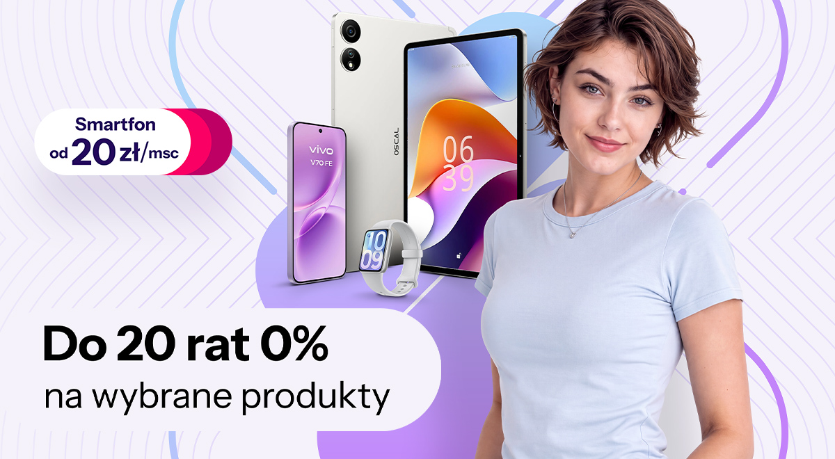 Raty 0% na wybrane produkty