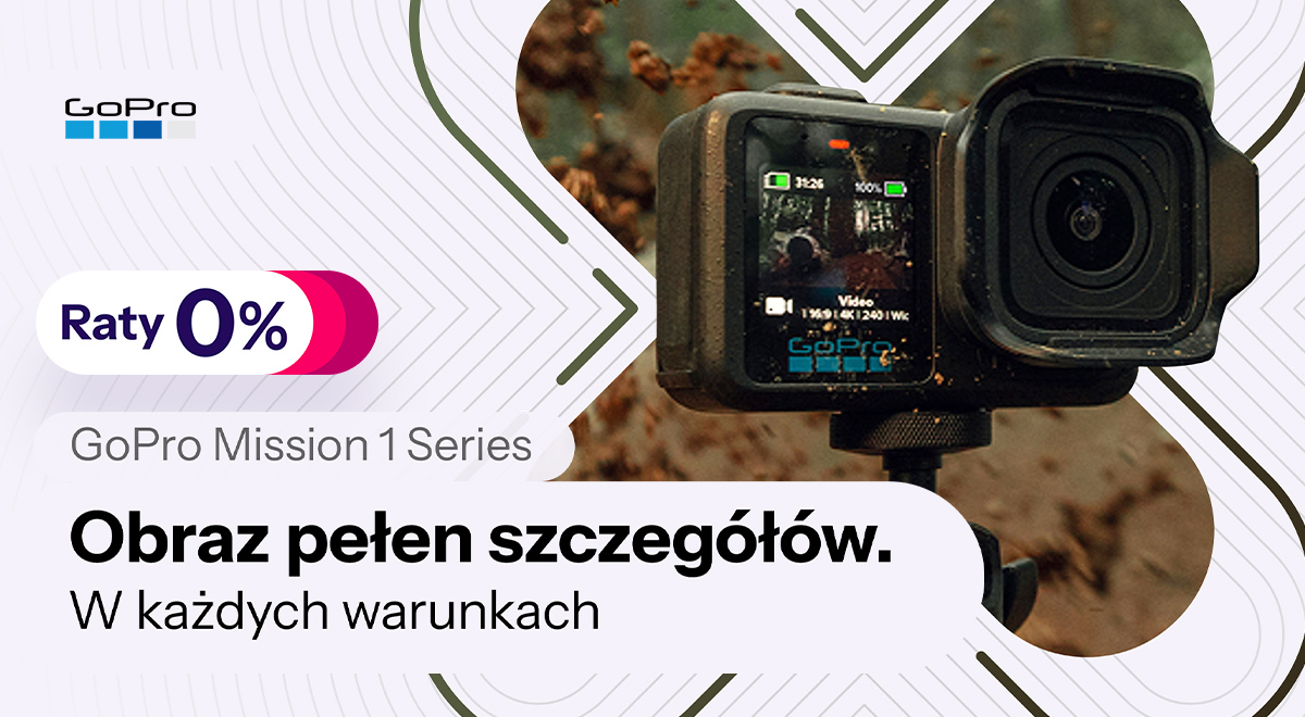 GoPro Mission 1 Series. Obraz pełen szczegółów 